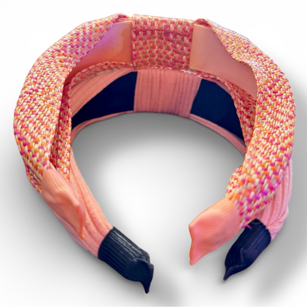 3 for $6!! J. Crew Multicolor Woven Headband & FREE Coordinating Peach Headband - Picture 9 of 9